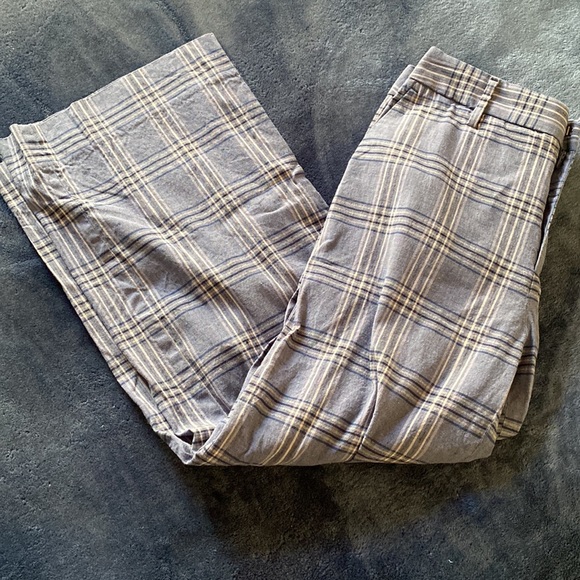 Banana Republic Pants - Banana Republic Plaid Linen Pants